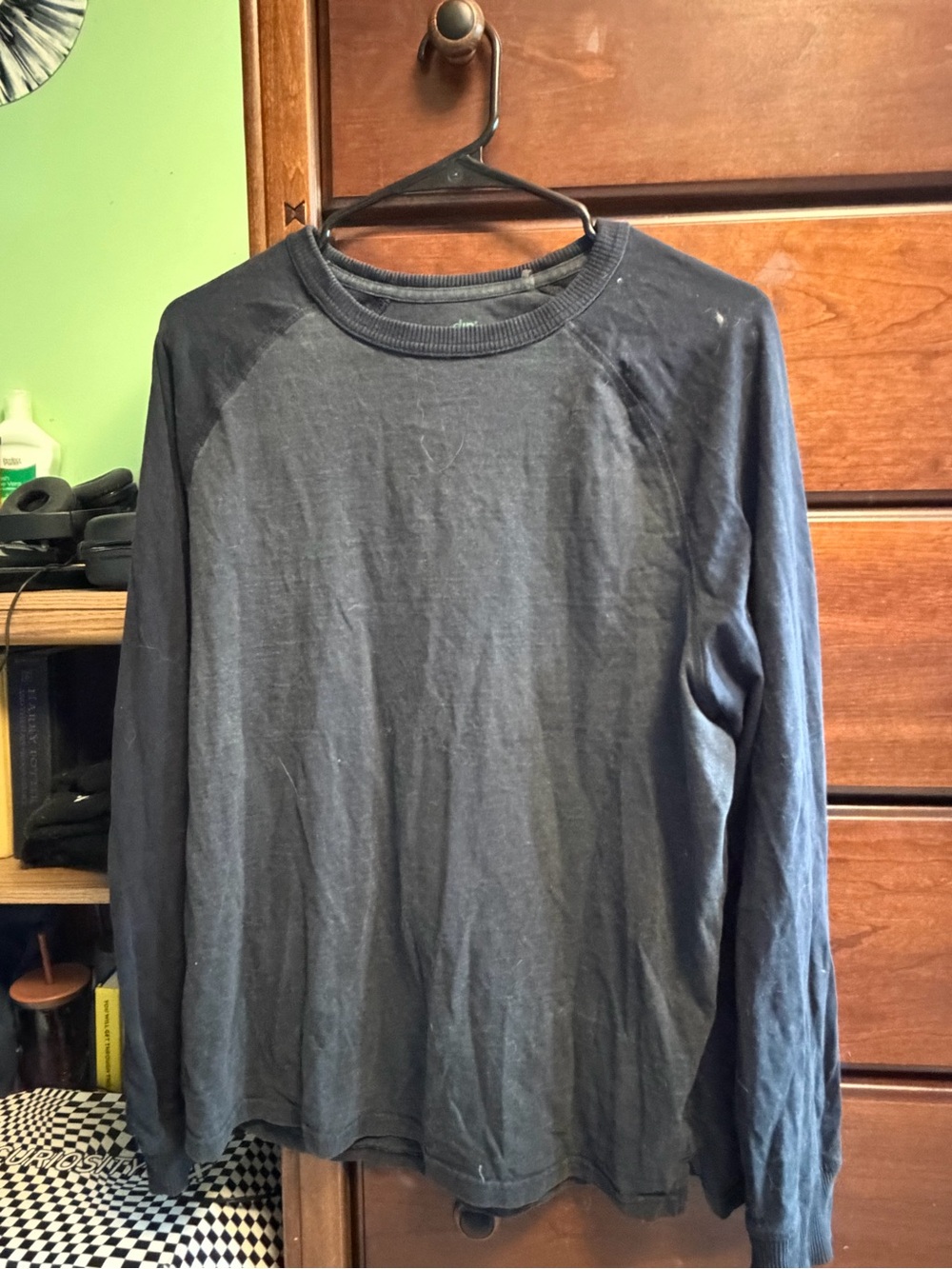Dip Men's Long-Sleeve Crewneck Shirt - Black